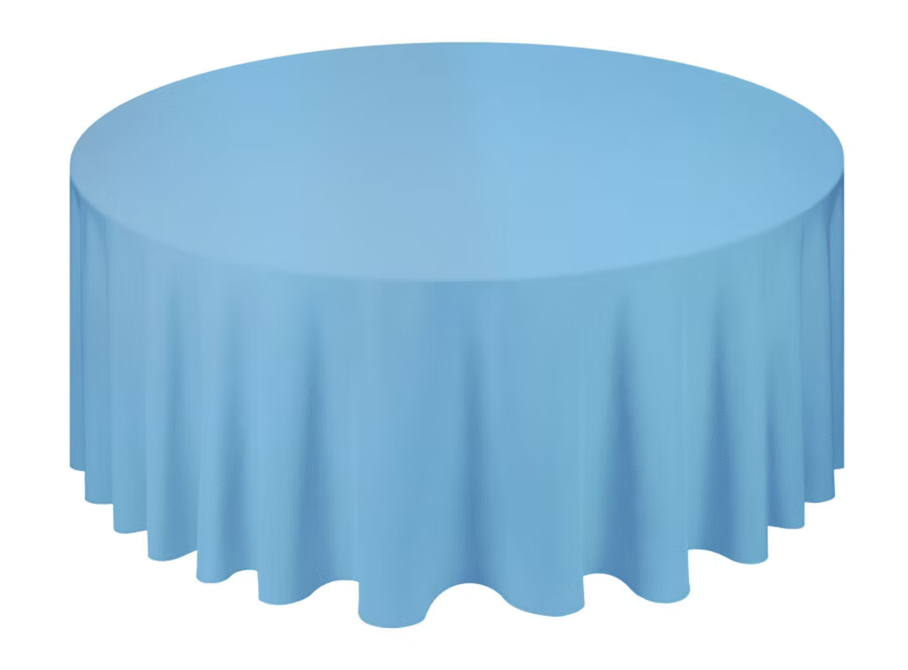 Runde Tischdecke - Himmelblau
