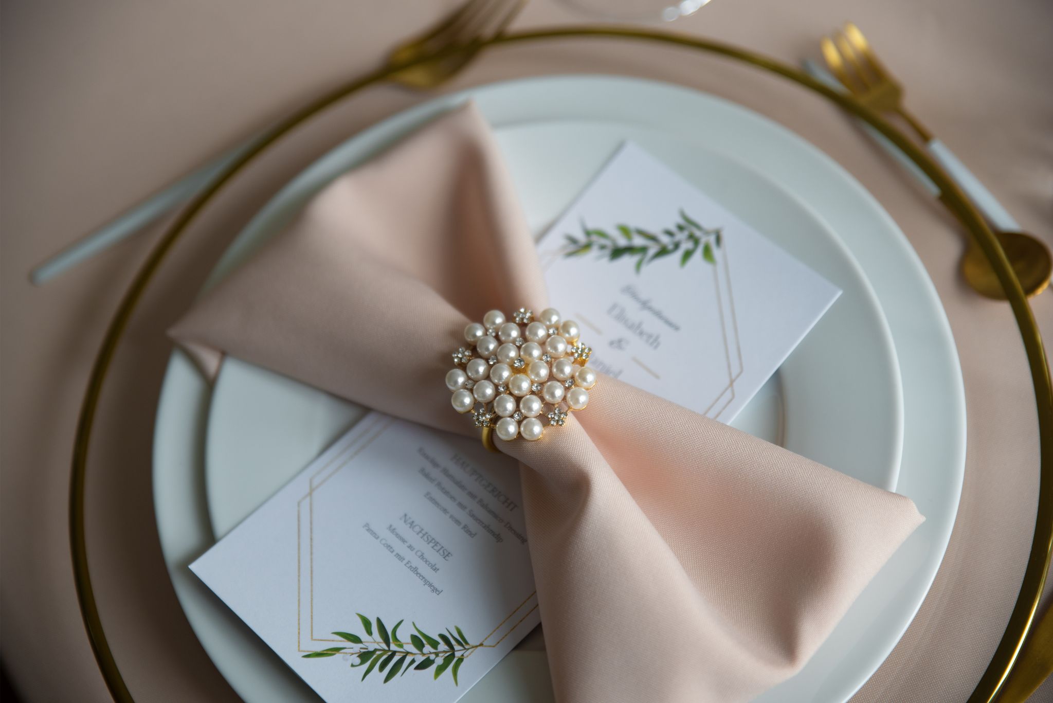 Serviette - Elfenbein