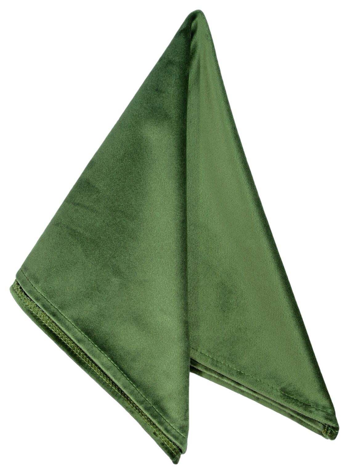 Serviette aus Samt - Olivengrün