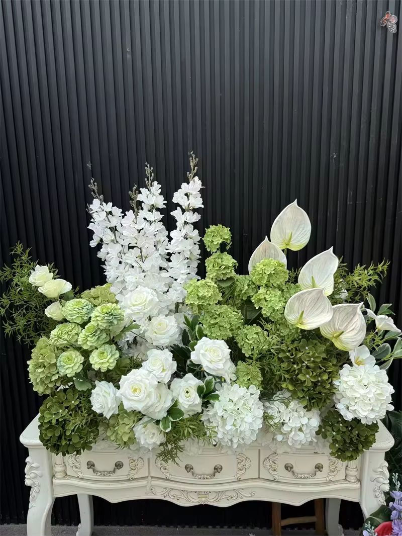 Kunstblumen-Läufer Gartenpoesie