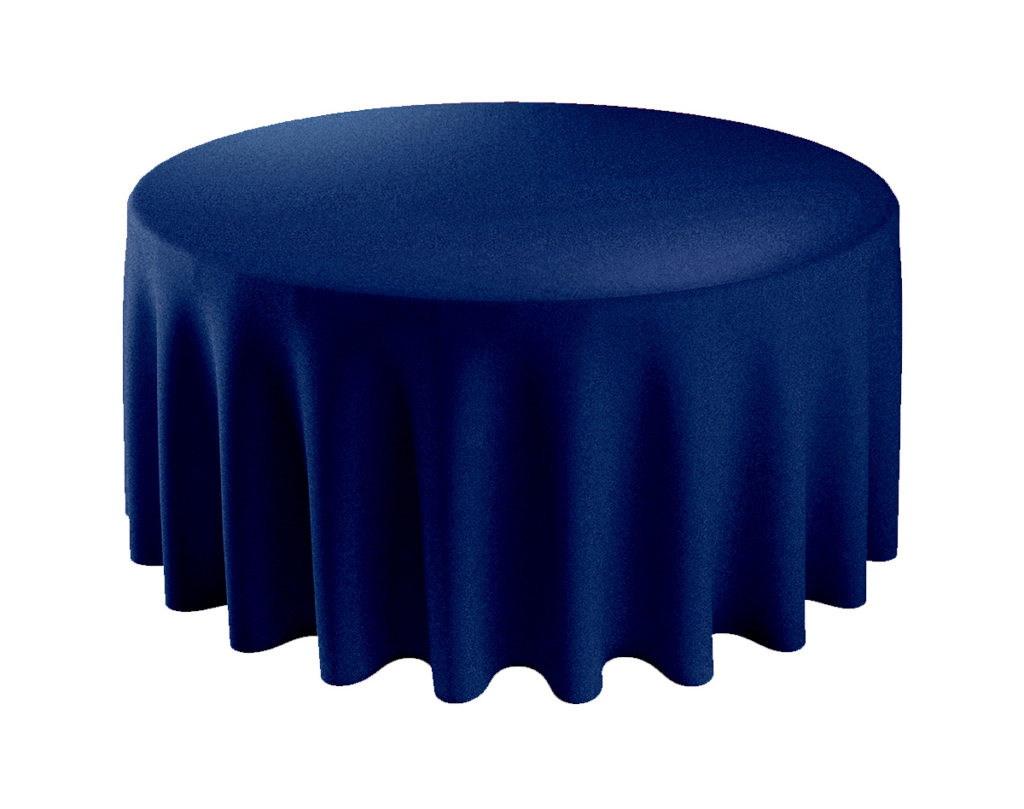 Runde Tischdecke - Dunkelblau