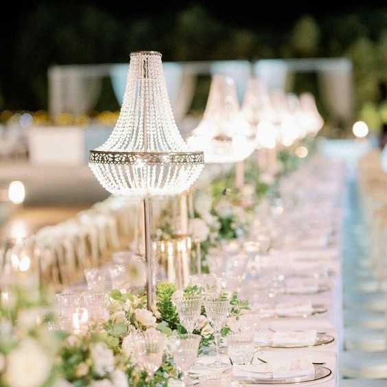 Kristall-Tischkronleuchter – Luxus Dekoration