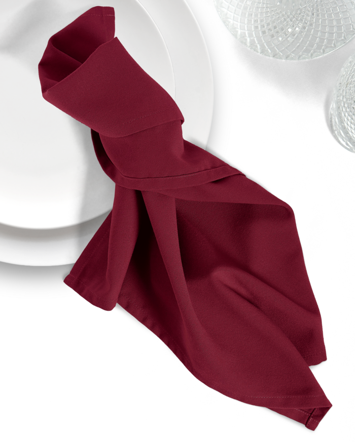 Serviette - Bordeauxrot