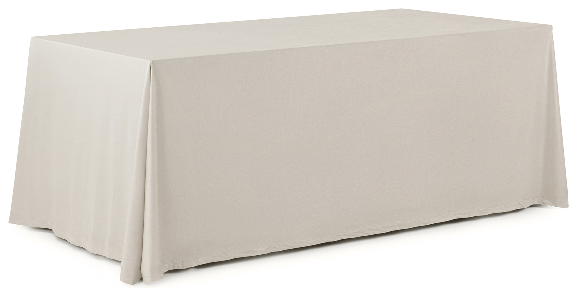 Rechteckige Tischdecke - Creme