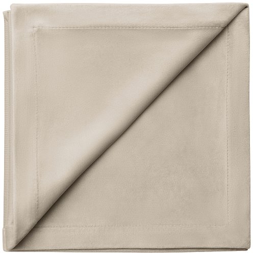 Serviette aus Samt - Beige Clair