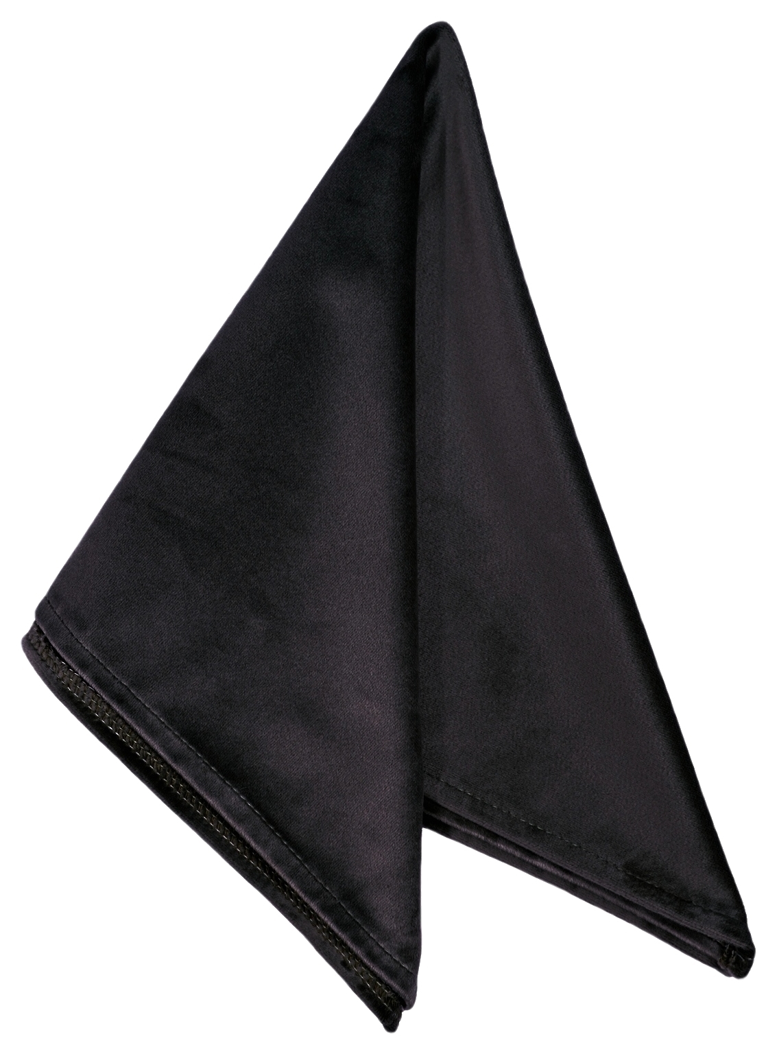 Serviette aus Samt - Schwarz