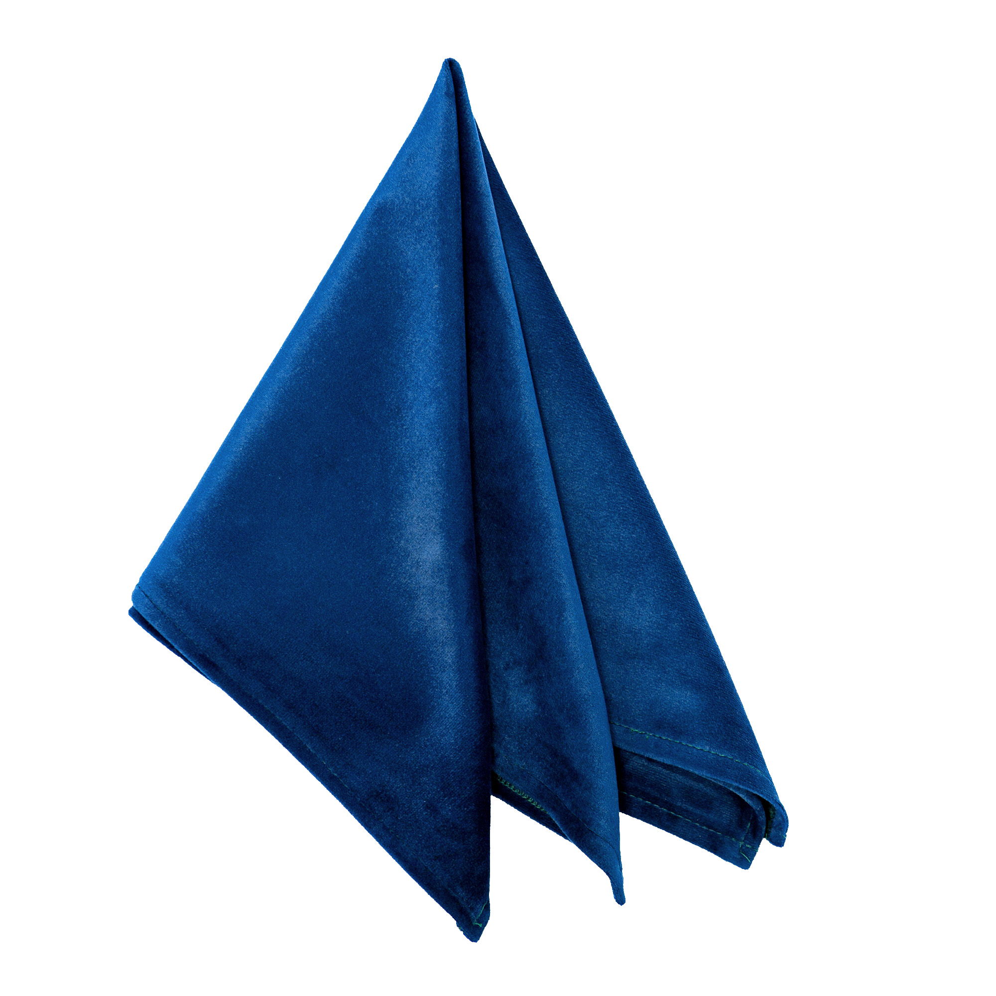 Serviette aus Samt - Dunkelblau